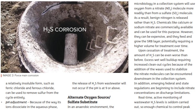 Pumps & Systems Magazine Publishes Anue’s Wastewater Odor & Corrosion Control page 2